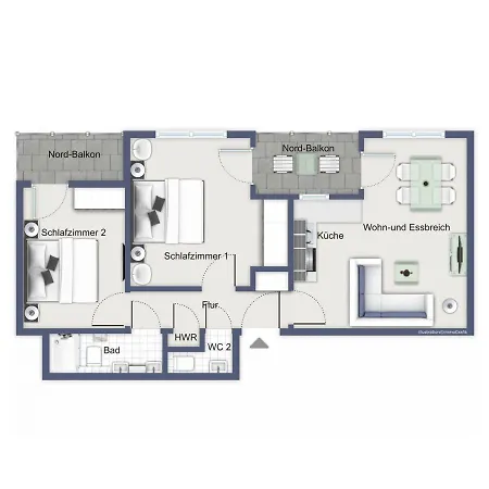 Hanse 312 Apartment Kuehlungsborn